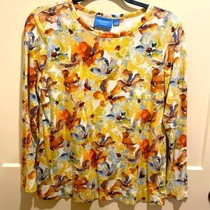 Simply Vera Vera Wang Women's Multi Colored Shirt